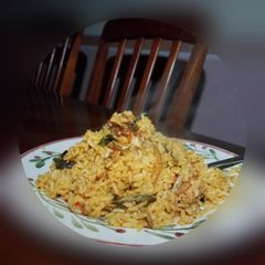 A picture of Native jollof rice.