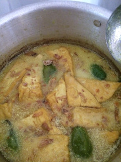 Foto resep Sayur tahu tempe cabe gendot santan