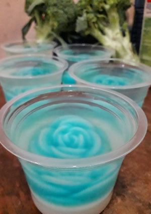 Foto resep Puding Kaca Mawar Cup