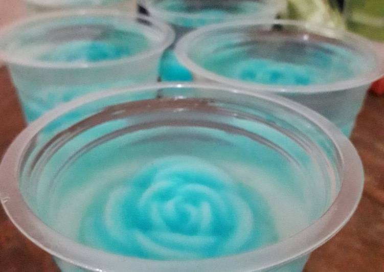 Puding Kaca Mawar Cup