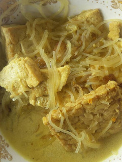 Foto resep Tahu, tempe, bihun kuah santan