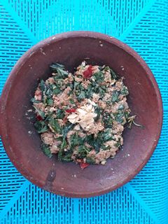 Foto resep Tempe penyet kemangi sambal kencur