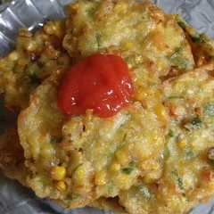 A picture of Bakwan jagung praktis.
