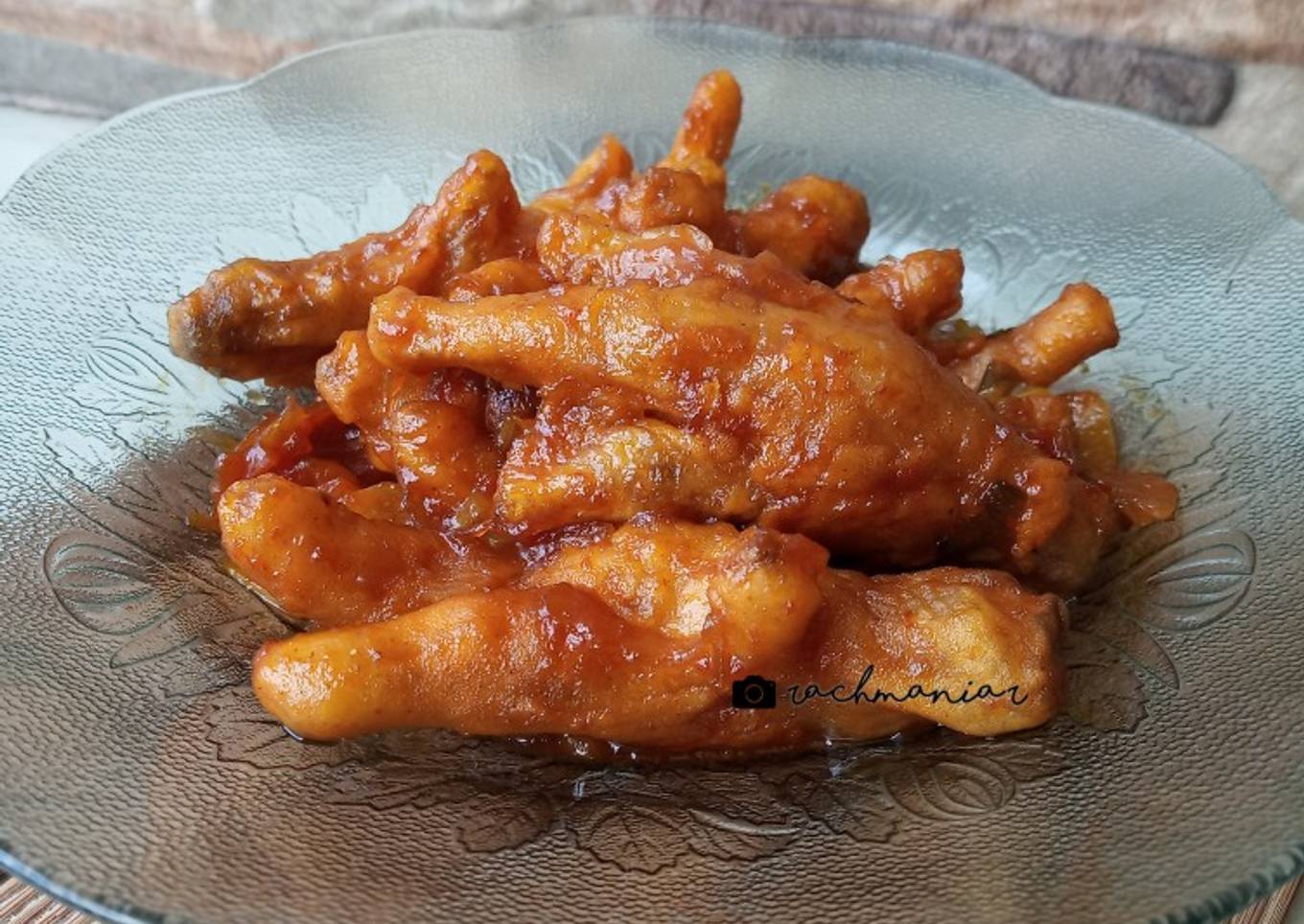 Ceker krispi bumbu pedas
