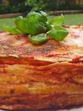 Parmigiana di crespelle di farro senza uova
