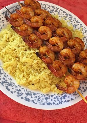 صورة لوصفة جمبري مشوي