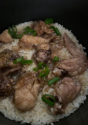 Foto resep Nasi ayam rice cooker devina hermawan