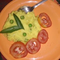 A picture of Upma ftafat.