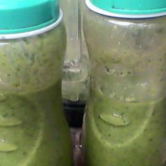 A picture of Pick me up green smoothie.
