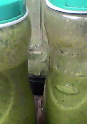 A picture of Pick me up green smoothie.