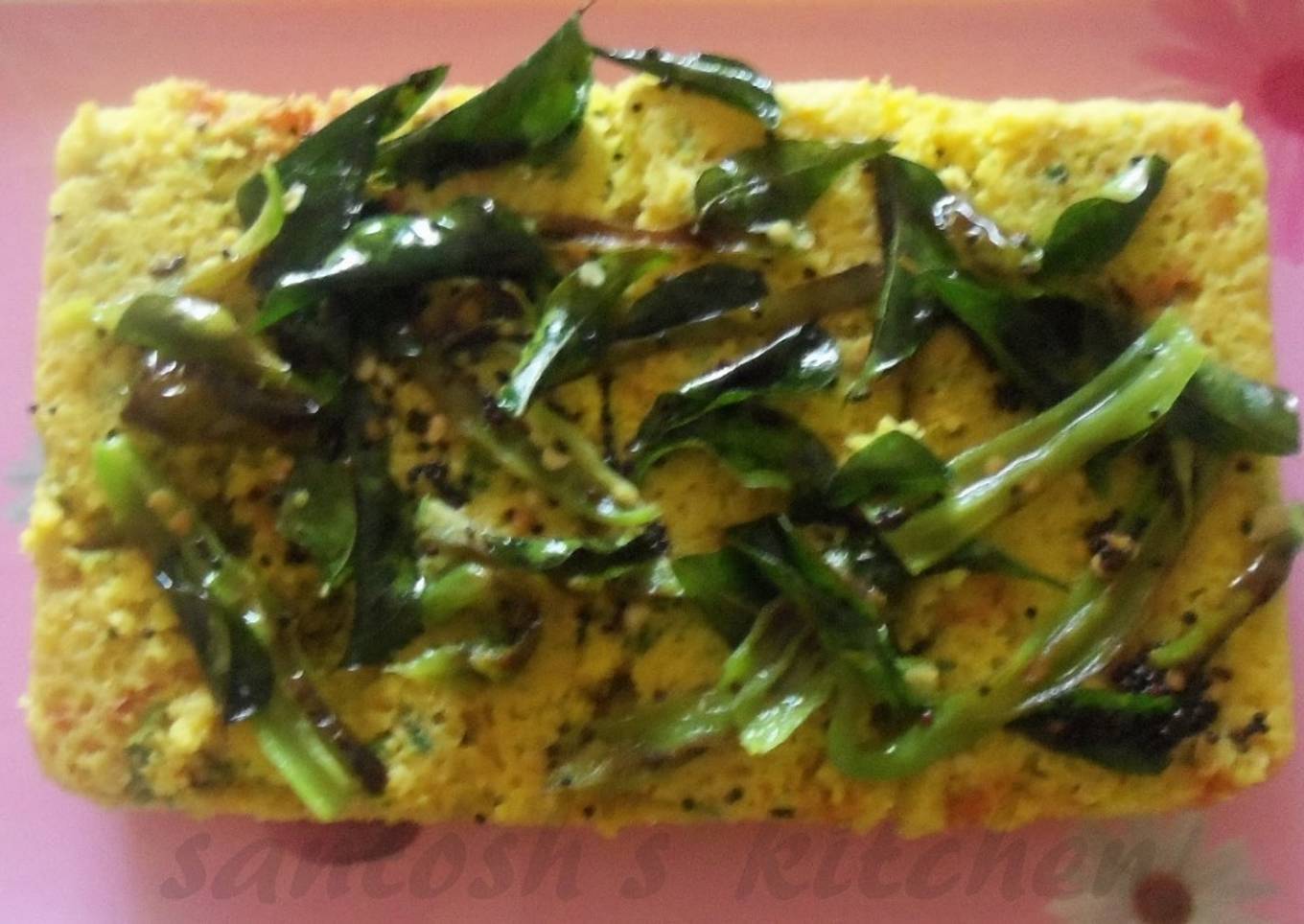 Corn dhokla