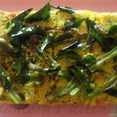 A picture of Corn dhokla.