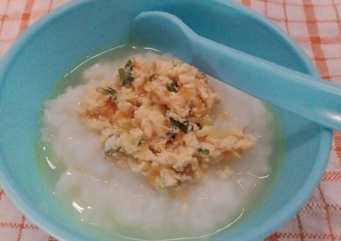 Resep Soup telur #mpasiADAM9+ Yang Enak Banget