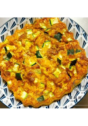 鮪魚玉米櫛瓜烘蛋 的食譜成品照片