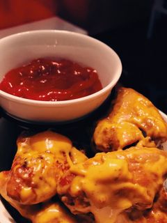صورة لوصفة اجنحه الدجاج المشويه 🍗🌶🧀