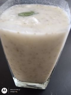 जवस, तुळशीचे बी मसाला ताक (masala taak recipe in marathi) रेसिपी चे मुख्य फोटो