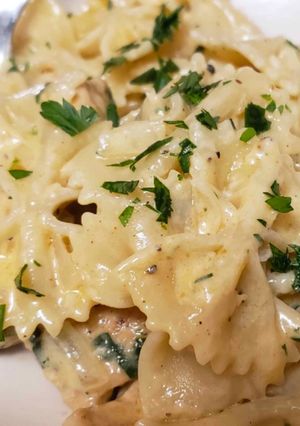A picture of Adam's Chicken Pasta.