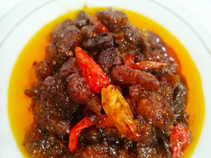 Langkah Mudah untuk Membuat Resep Oseng mercon sapi Anti Ribet, Lezat Sekali