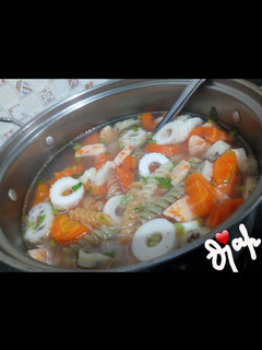 Foto resep Sop bakso seafood makaroni
