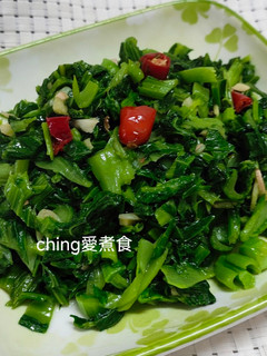 10分鐘上菜-熱炒僞雪裡紅 的食譜成品照片