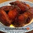 Alitas de pollo en adobo al horno🌹
