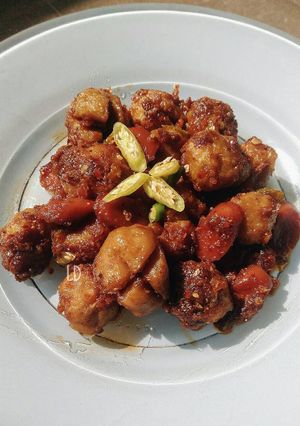 Foto resep Bakso goreng pedas