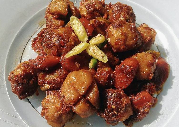 Resep Bakso goreng pedas, Enak Banget