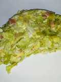 Tarta de repollo. (Col)