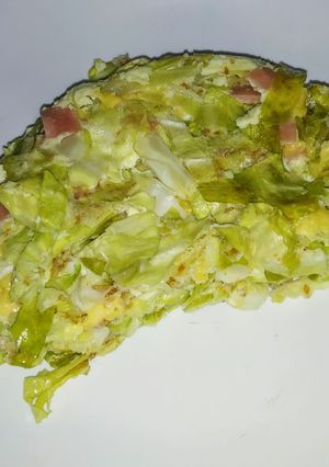 Una foto de Tarta de repollo. (Col)