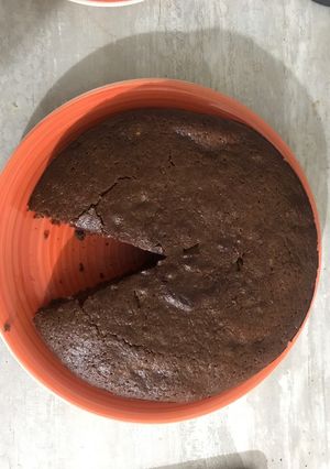 Una foto de Torta de banana y chocolate