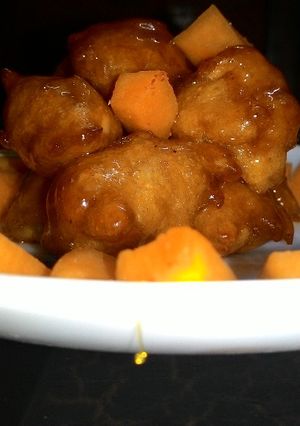 A picture of Pumpkin rice flour vada.