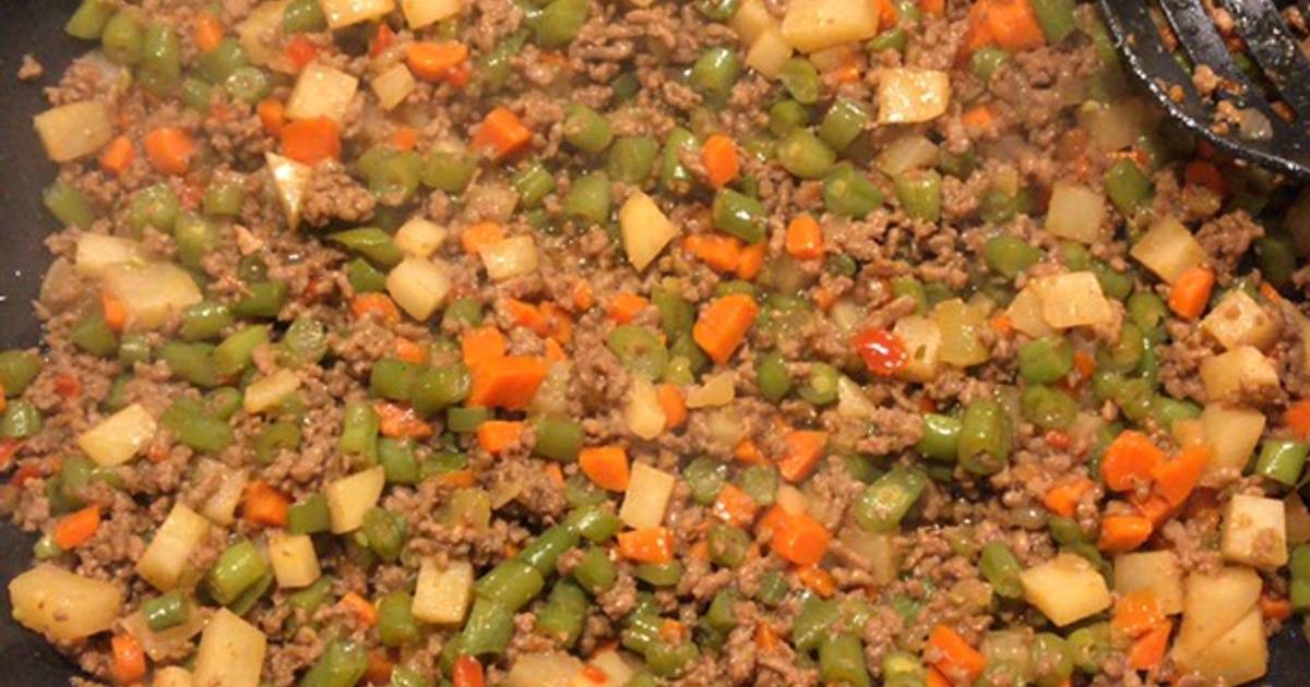 Introducir 101+ imagen recetas con verduras y carne molida