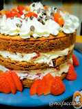 Naked Cake alle Fragole e Mascarpone