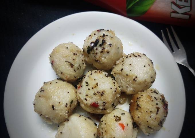 Steps to Make Speedy Coconut Rice Flour Spicy Balls
