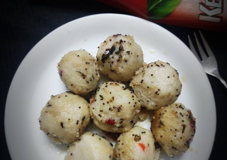 Steps to Make Any-night-of-the-week Coconut Rice Flour Spicy Balls