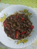 AtiAmpela bumbu kecap (isian nasi bakar)