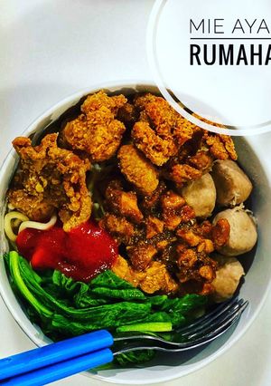 Foto resep Mie Ayam Rumahan (Mudah)