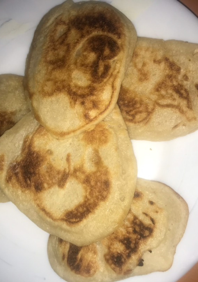 Una foto de Tortitas/pancakes sin huevo