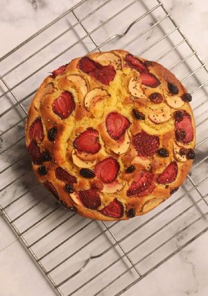 Foto resep Fruit Pastry Cake