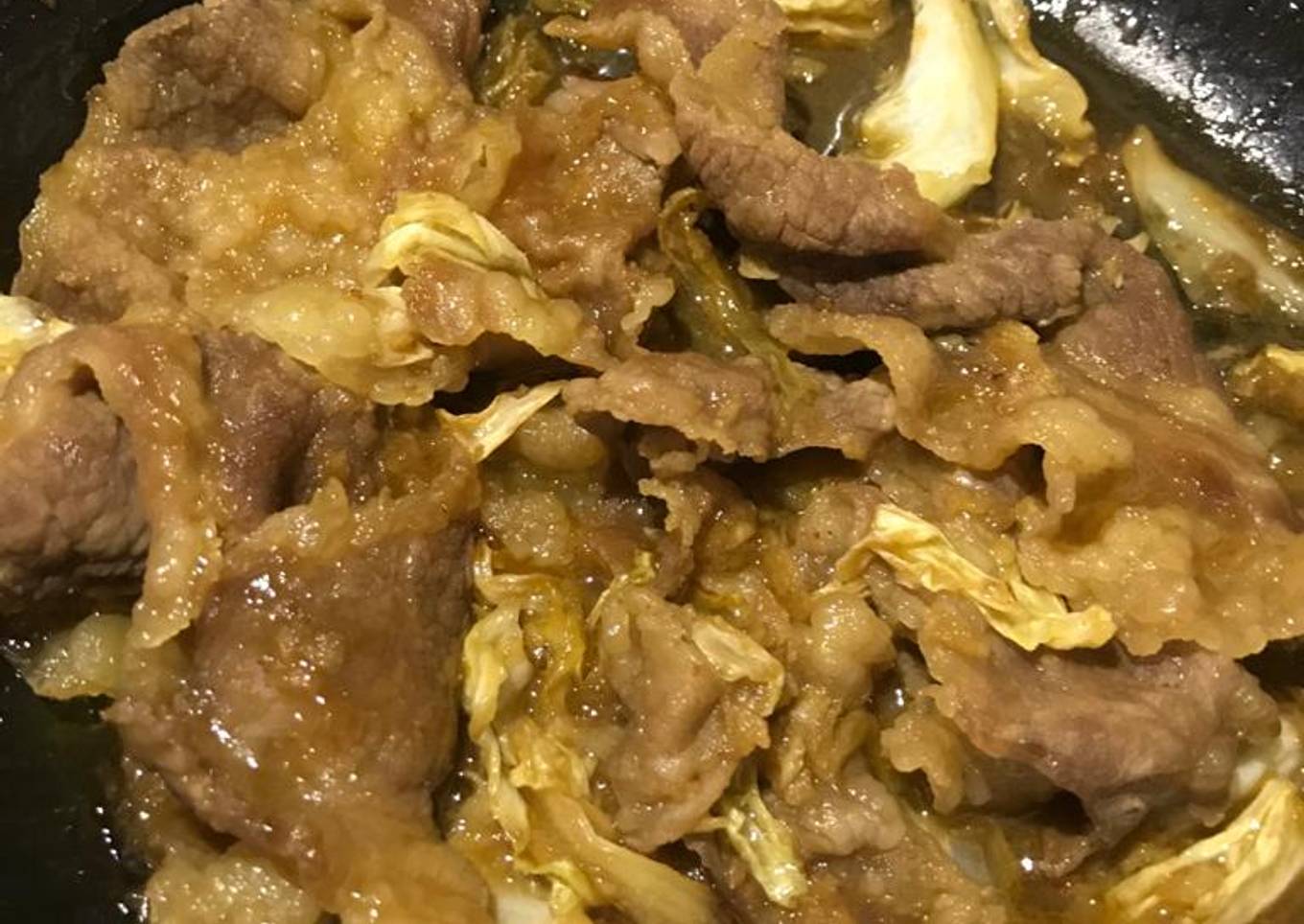 Tumis Kol Daging Sapi