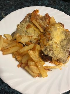 Una foto de Milanesas a la napolitana