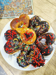 عکسی از دستور دونات خانگی🍩