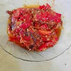 A picture of Dendeng Balado Endess.