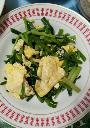 韭菜炒蛋 的食譜成品照片