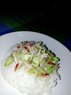 Foto resep Oseng teri nasi