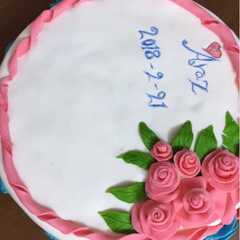 كعكة عيد ميلاد بجوز الهند-レシピのメイン写真