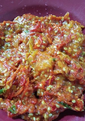 Foto resep Sambal terasi pedas