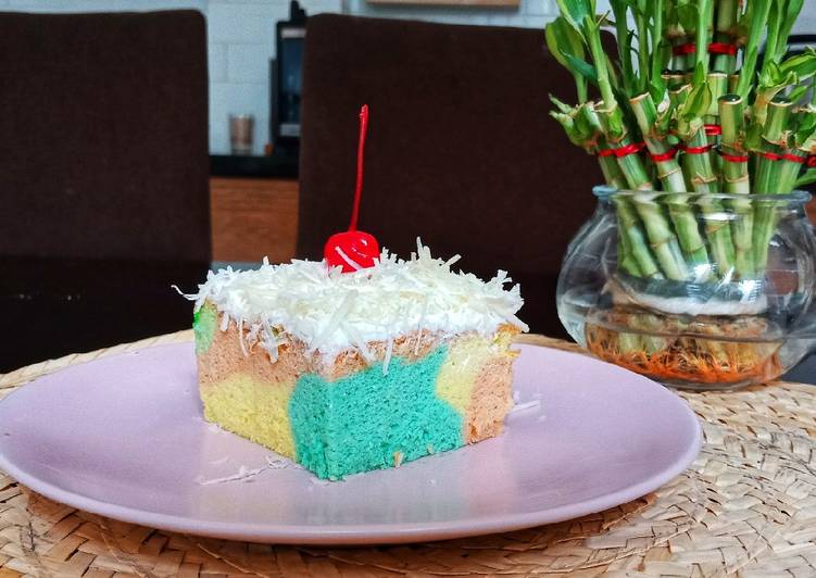 Cara Membuat Unicorn Ogura Cake rumahan