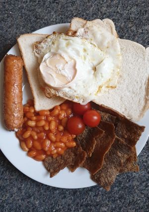 Foto resep English Breakfast Simpel dan Halal-UK life