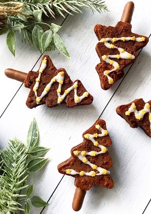 Une photo de Sapin brownie noisettes